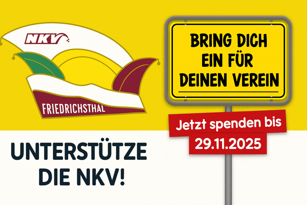 Bring dich ein für unseren Verein!
